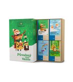 Dárková kazeta čajová – Půvabný čas Vánoc bio